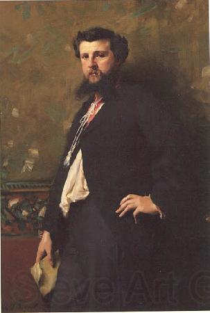 John Singer Sargent Portrait of French writer Edouard Pailleron